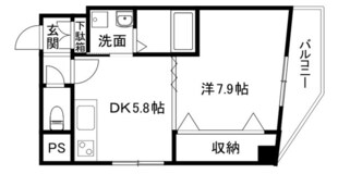 三共ヒルズの物件間取画像